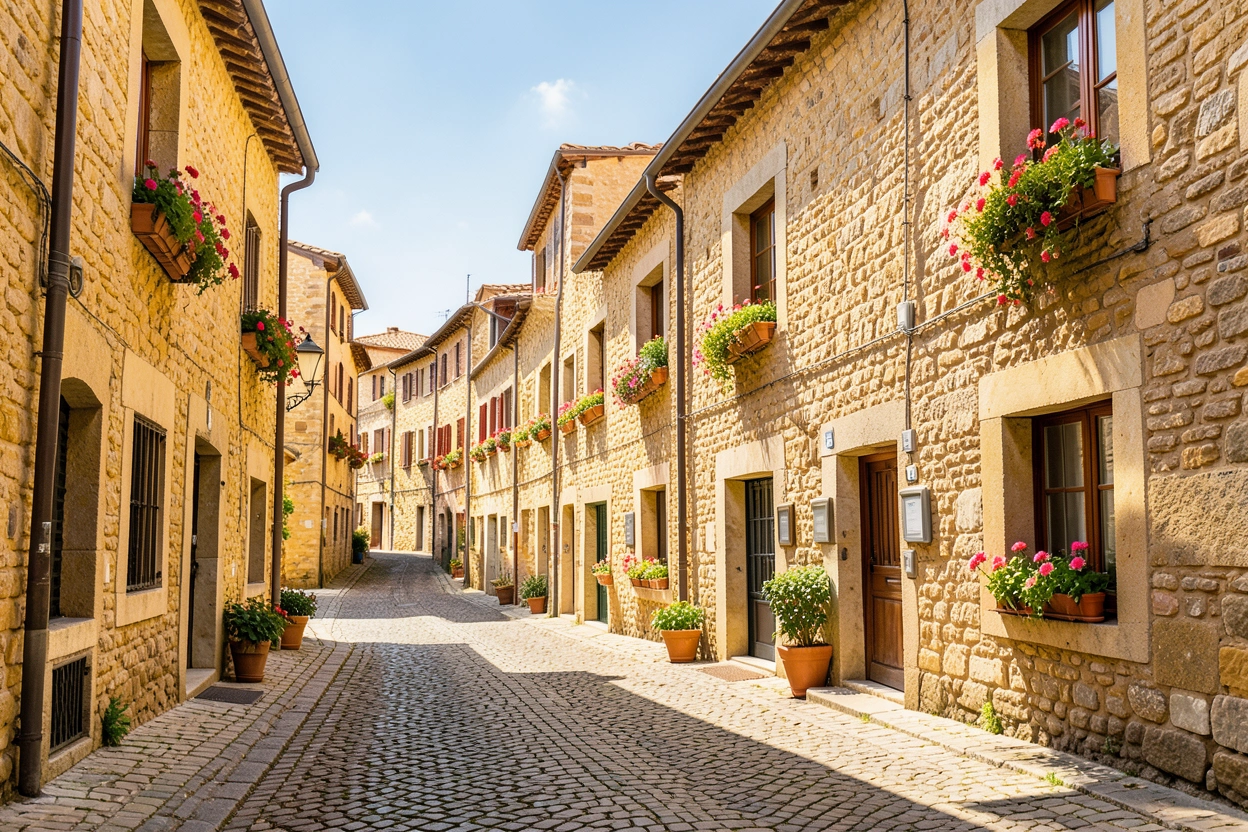 Rue pavée de Sarlat-la-Canéda